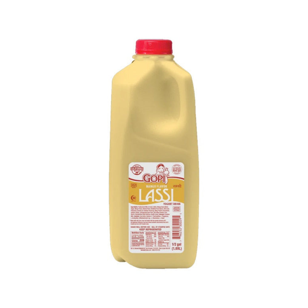 Gopi Lassi Mango Yogurt Drink - 1/2gl