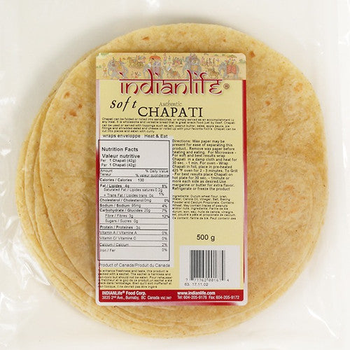 Indianlife Soft Roti - 500g*12