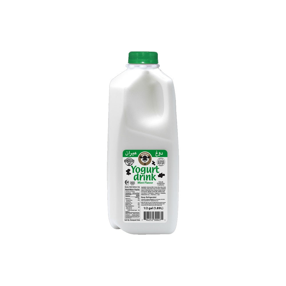 Karoun Yogurt Drink Mint - 1/2gal