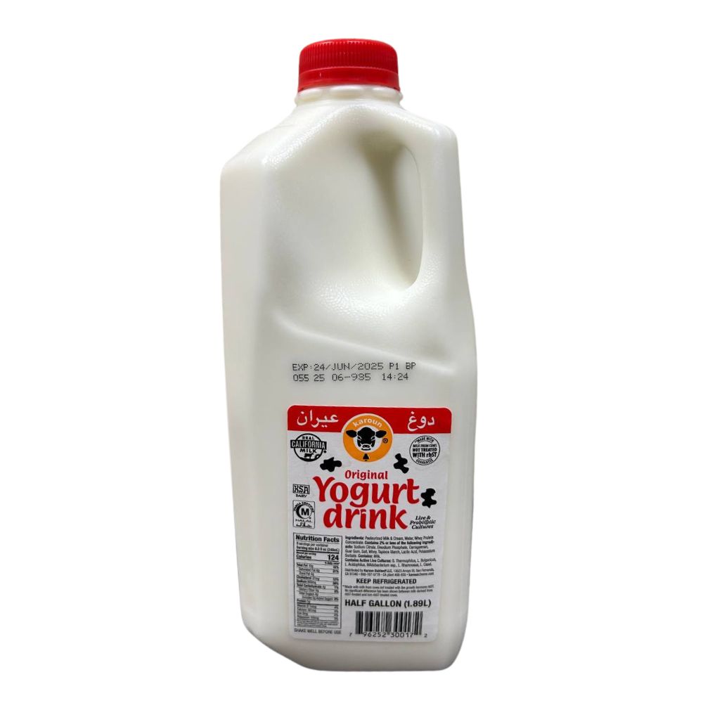 Karoun Yogurt Drink Plain - 1/2gl
