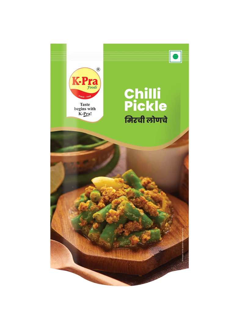 Kpra Foods Green Chilli Pickle - 100g