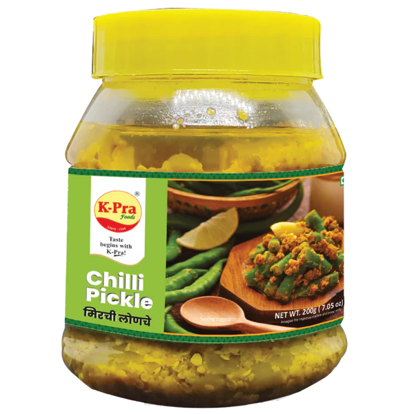 Kpra Foods Green Chilli Pickle - 200g