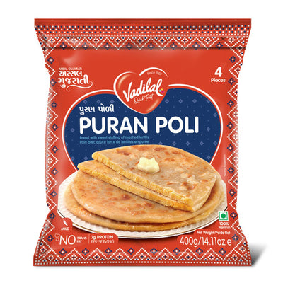 Vadilal Puran Poli Bread FRZ - 400g