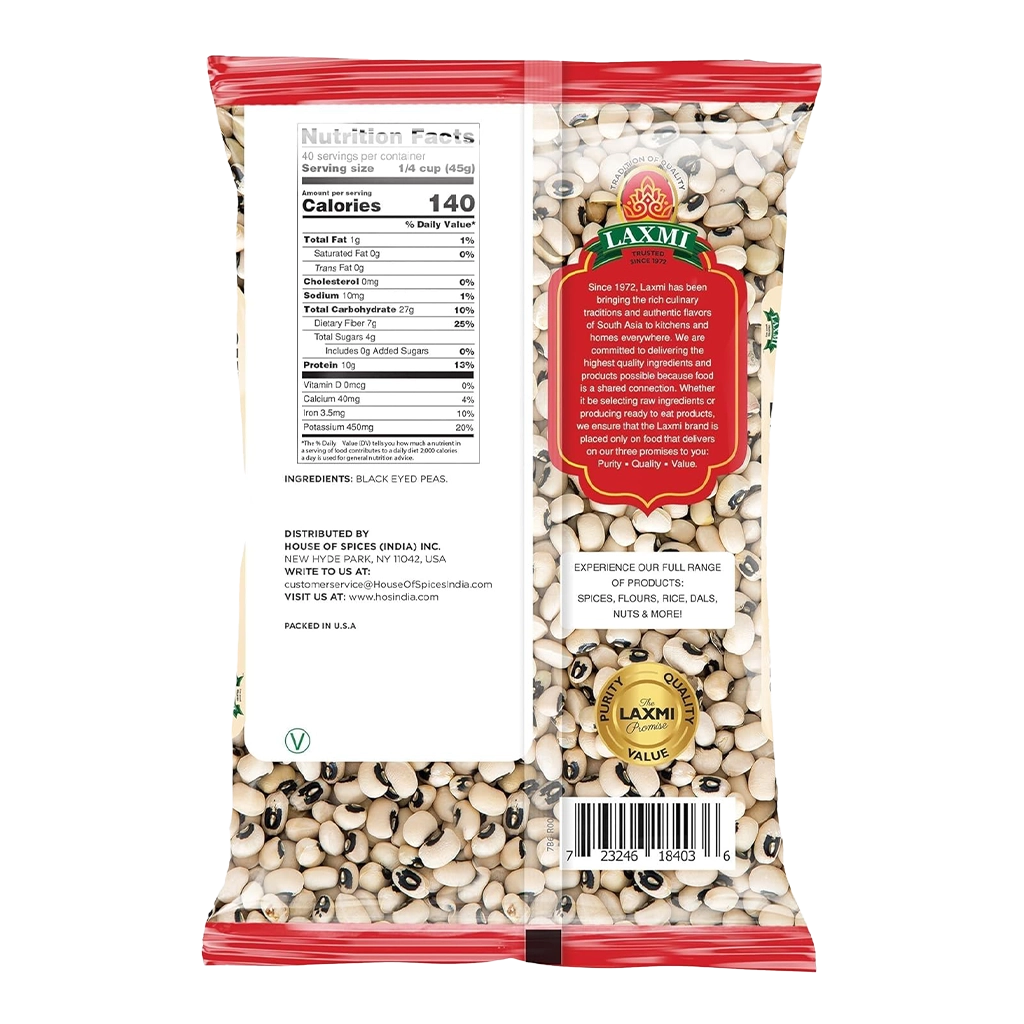 LAXMI BLACK EYE PEAS 2 lb