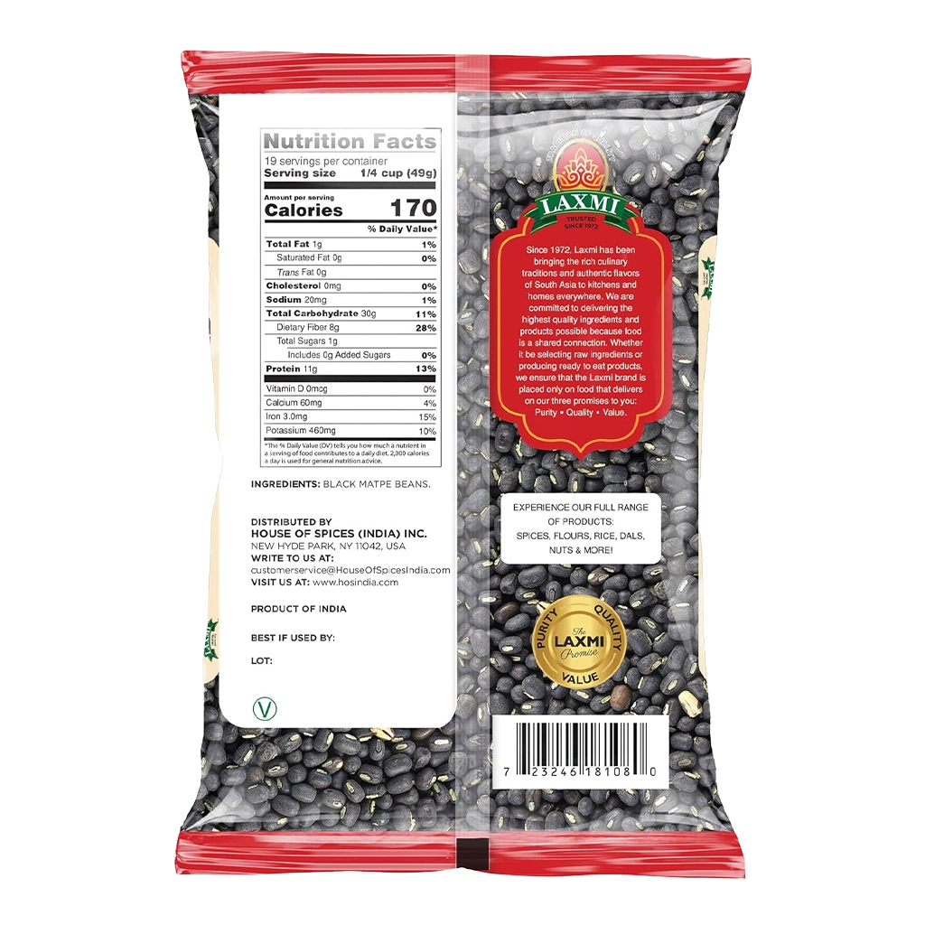 LAXMI WHOLE URAD DAL 2 lb