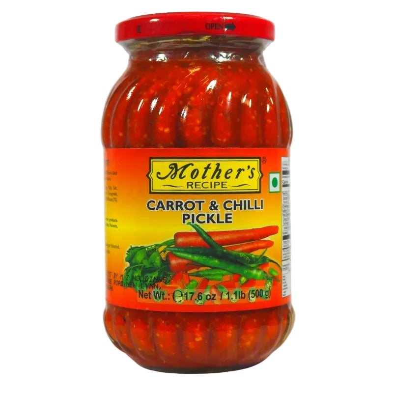 Mothers Recipe Carrot & Chilli Pickle - 500g