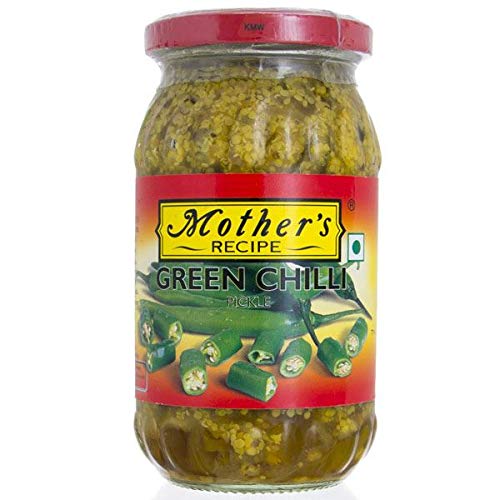 Mothers Recipe Green Chilli Pickle - 500g