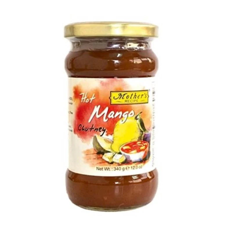 Mothers Recipe Hot Mango Chutney - 340g
