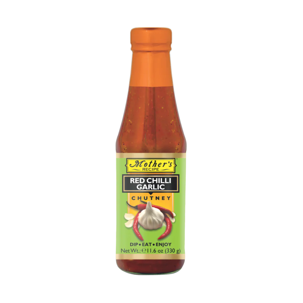Mothers Recipe Red Chilli Garlic Chutney - 12oz