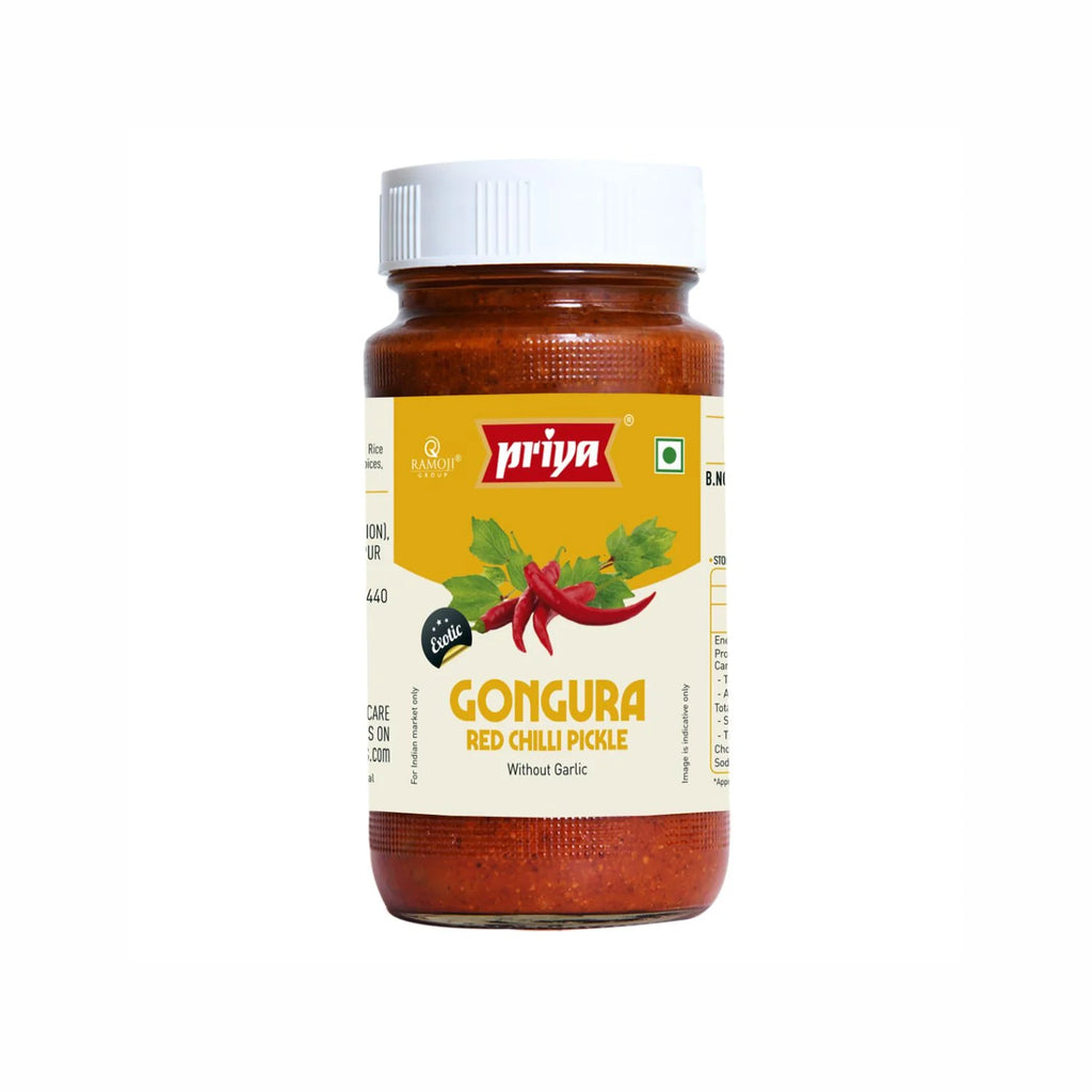 Priya Gongura Red Chilli Without Garlic - 300g