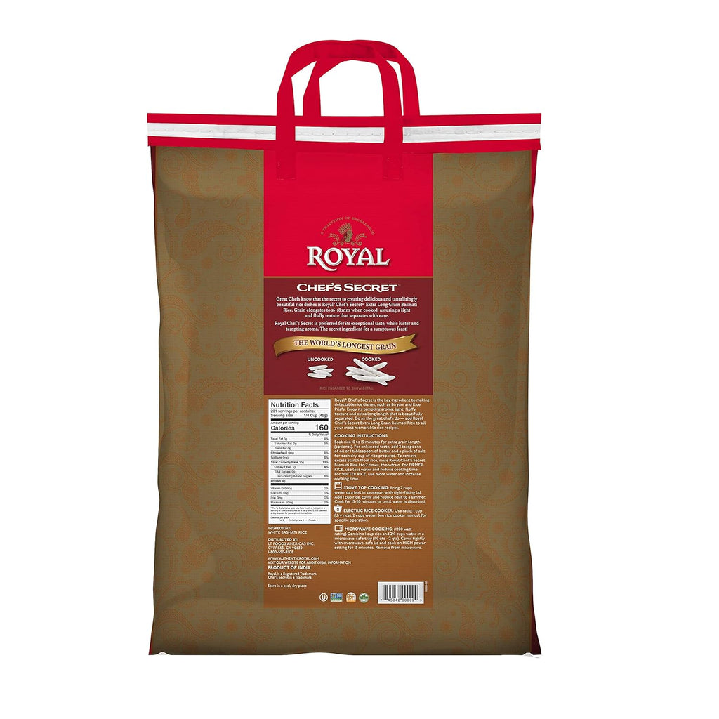 Royal Chef Secret Basmati Rice 10 lb