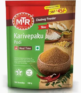 MTR KARIVEPAKU KARAM PODI