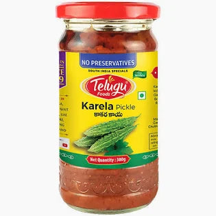 Telugu Foods Karela Pickle - 300g