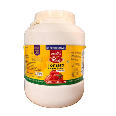 TOMATO PICKLE 5 kg  WITH GARLIC |SWETHA TF