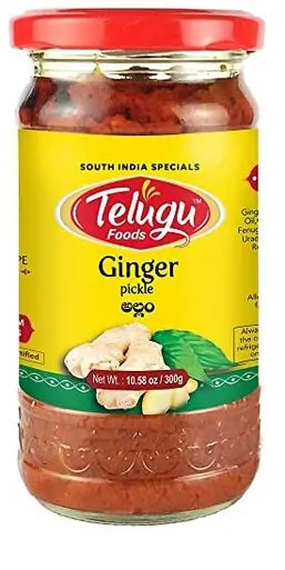 Telugu Foods Ginger Pickle - 300g