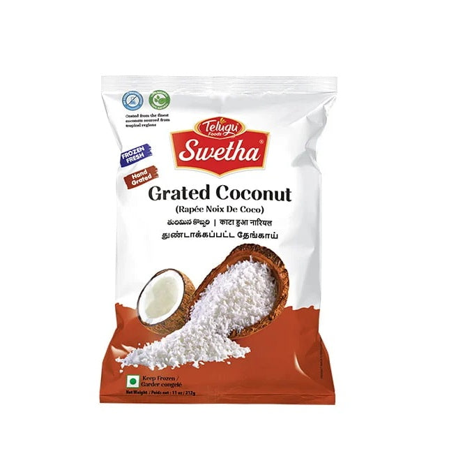 Telugu Foods Grated Coconut IQF - 312g