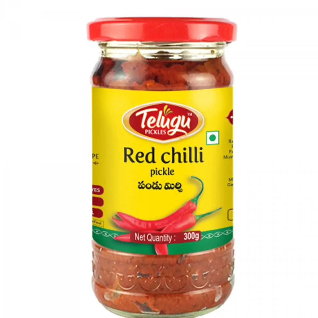 Telugu Foods Red Chilli Pickle - 300g
