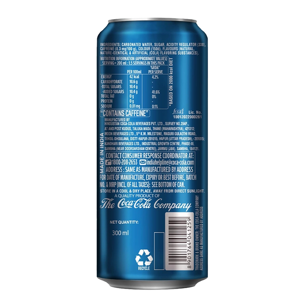 THUMS UP 10 Oz