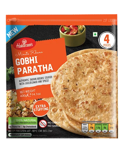 Haldirams Gobhi Paratha FRZ - 400g*4