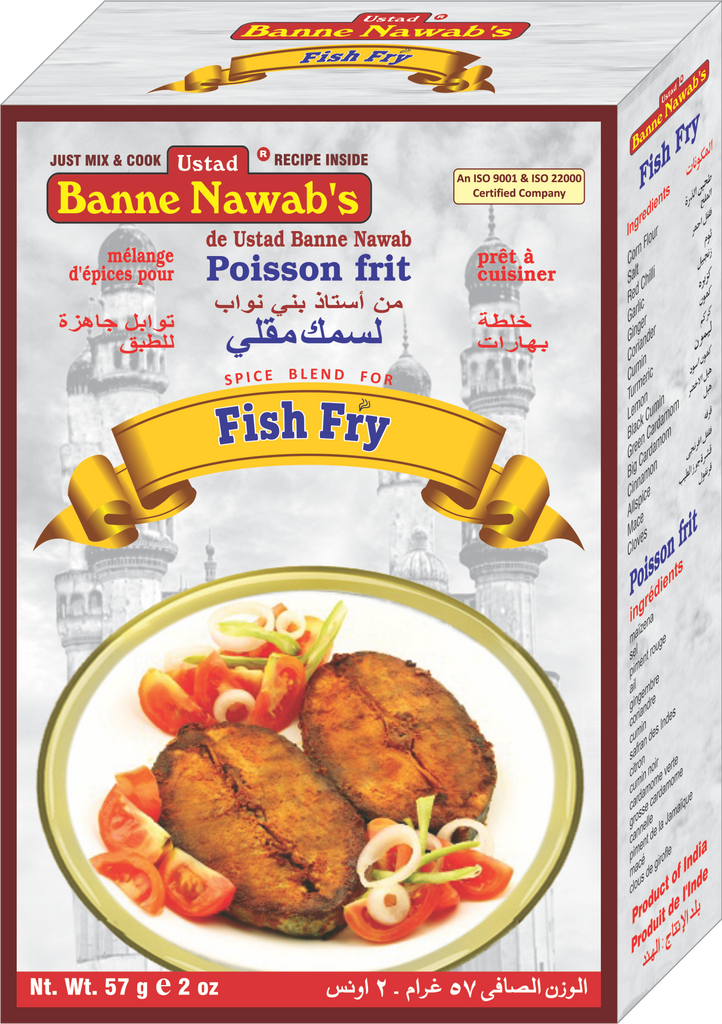Ustad's Fish Fry Masala 55g