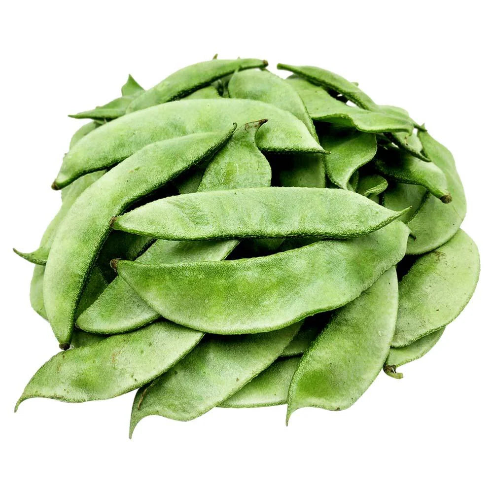 Val Papdi / Valor / Avarai / Flat Beans - 0.5 Lb